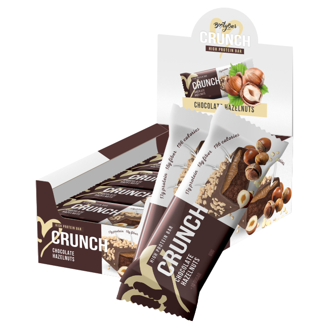 Батончик протеиновый BootyBar Crunch со вкусом малиновый чизкейк, 60 г - фото №1