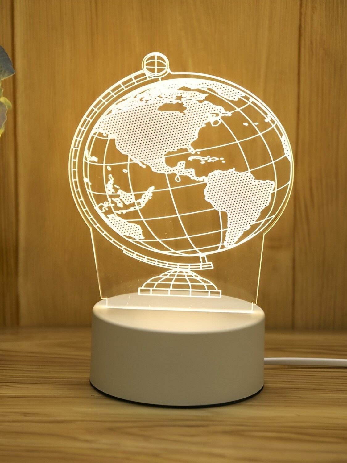 Ночник светильник "Globe" LED, USB 9х18 см