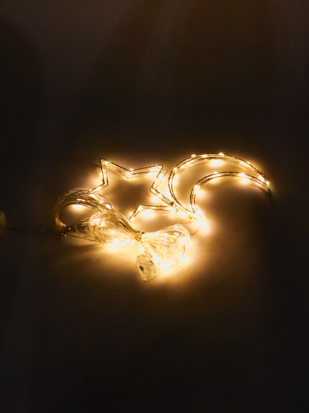 Гирлянда LED, луна со звездами, 3 м Бронзовый — фото 1