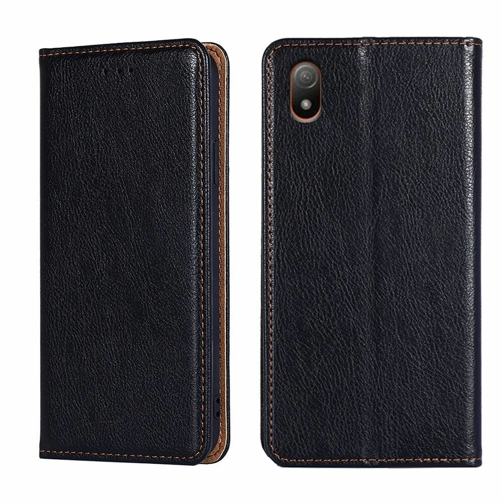Чехол-книжка MyPads для Sony Xperia Ace III / Сони Xperia Ace III,(черный)