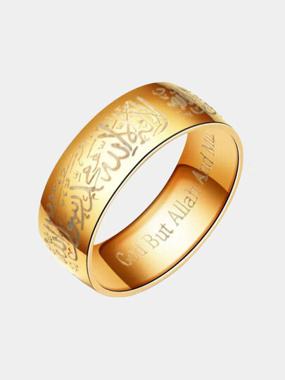 Кольцо, размер 21, золотой — фото 1