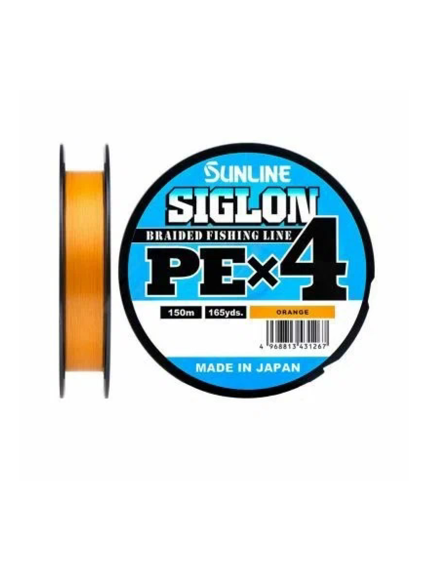 Плетеный шнур для рыбалки Sunline SIGLON PE X8 150м Orange # 3.0 (50Lb)