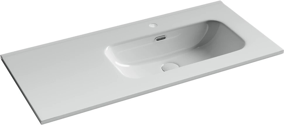 Раковина Ceramica Nova Element CN7003R 101x46,5 см R, накладная, белый