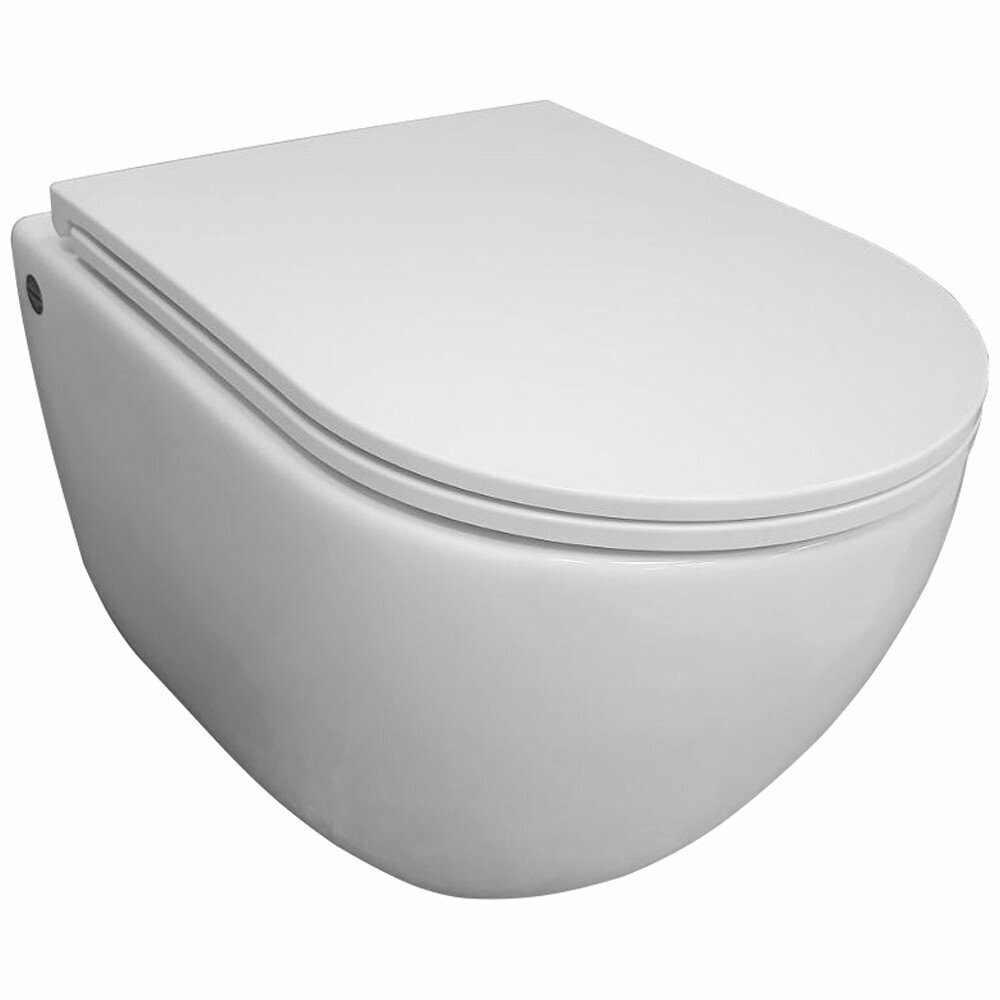 Унитаз подвесной Bloomix Altair 3.0 AD1255T/UF1 безободковый торнадо Ceramic+