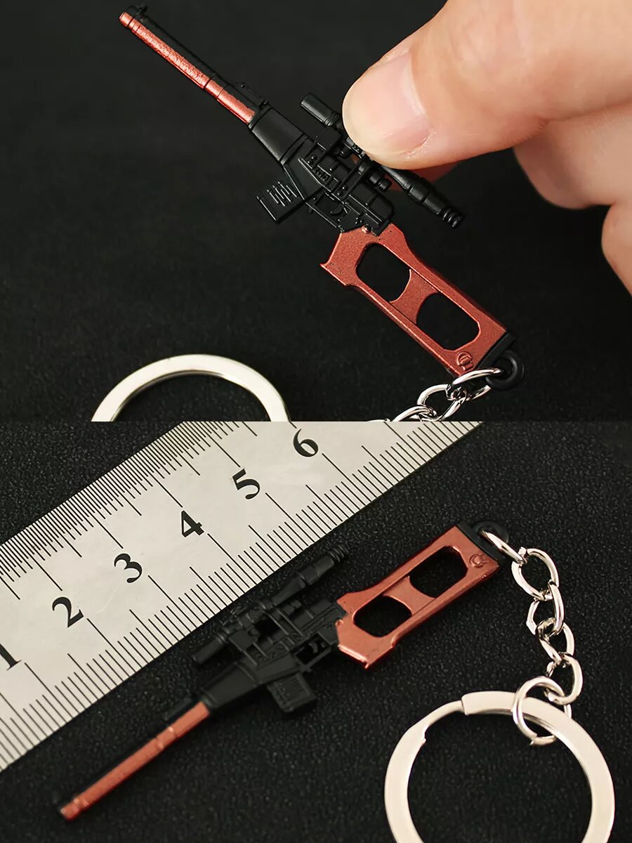 Брелок, черный, коричневый — фото 1