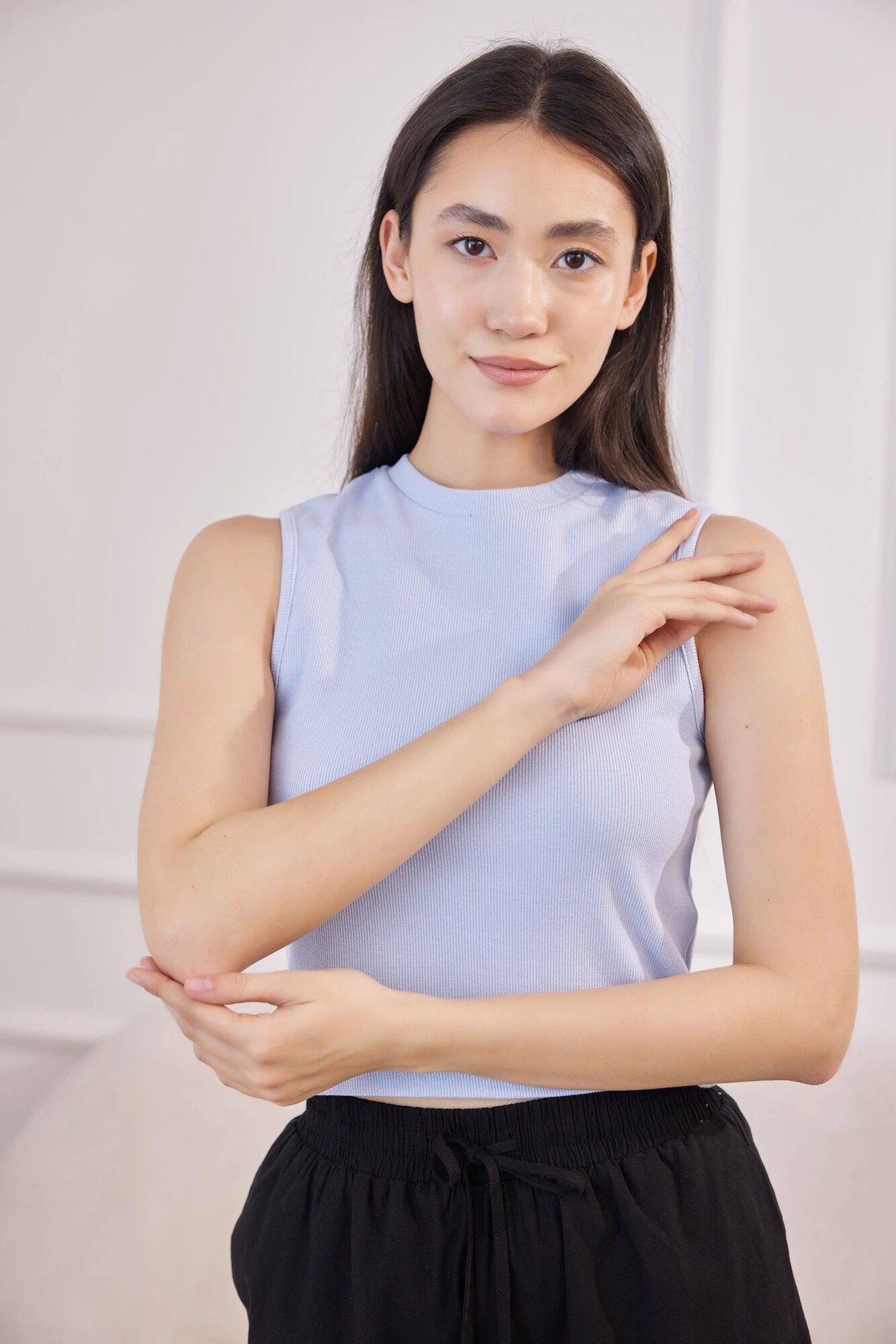 Топ Selfie, размер XS, голубой — фото 1