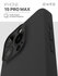 Чехол для iPhone 15 Pro Max черный матовый / Бампер на Айфон 15 П...