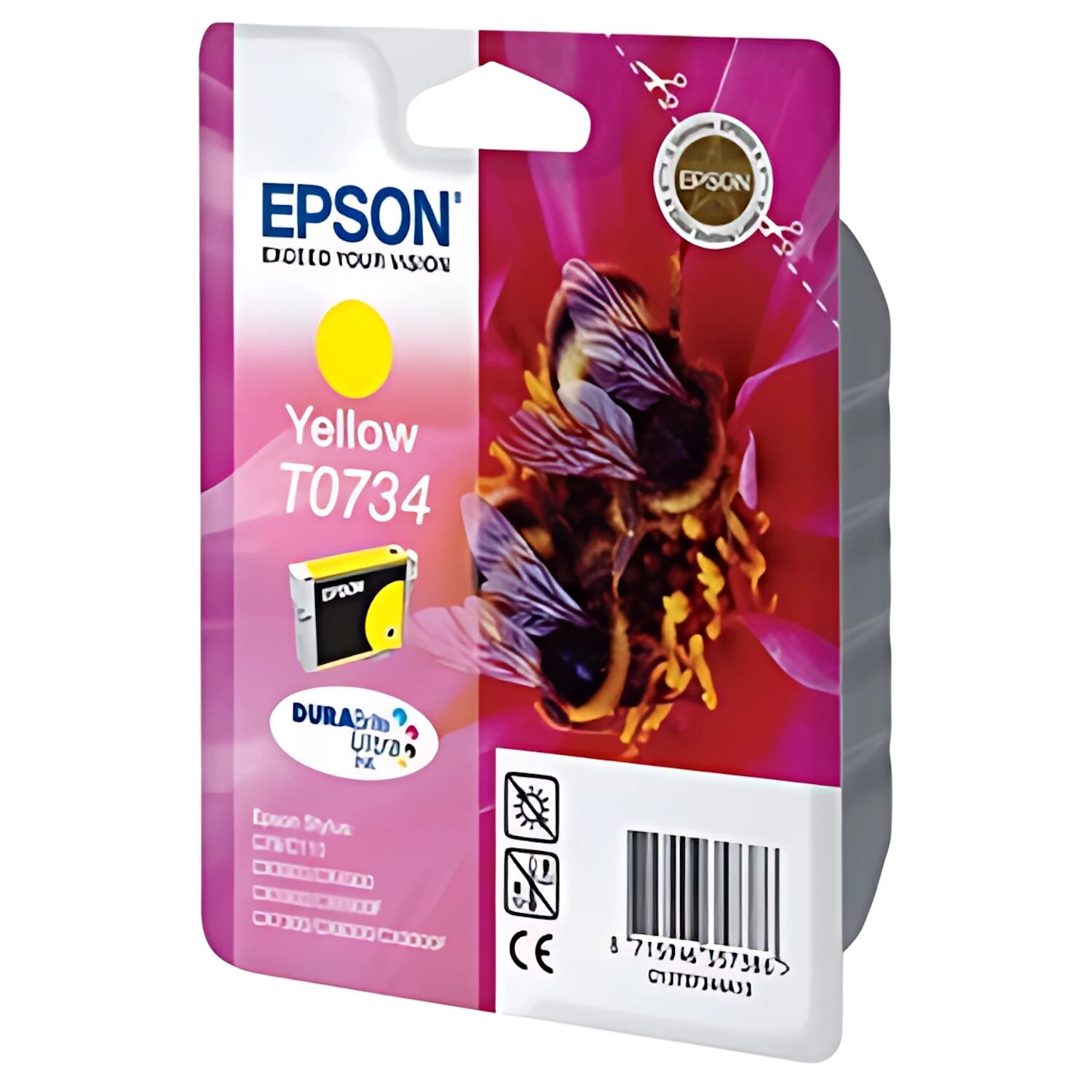 Картридж Epson C13T07344A10 Yellow желтый T0734