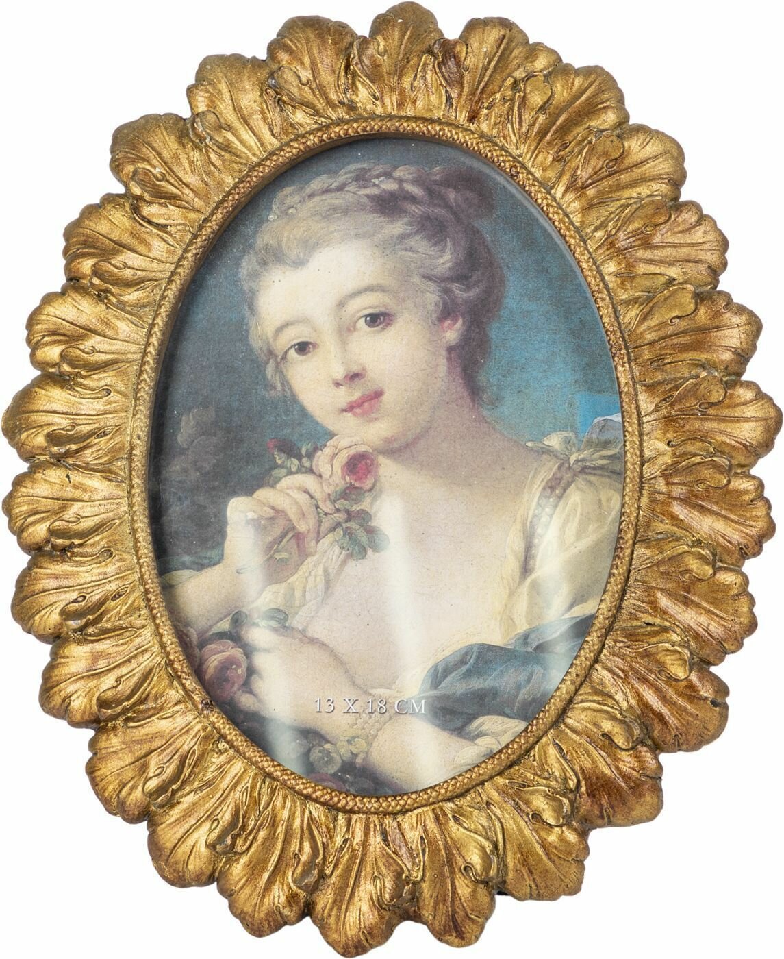 Фоторамка настольно-настенная под старину 20x2x25см (13х18см)