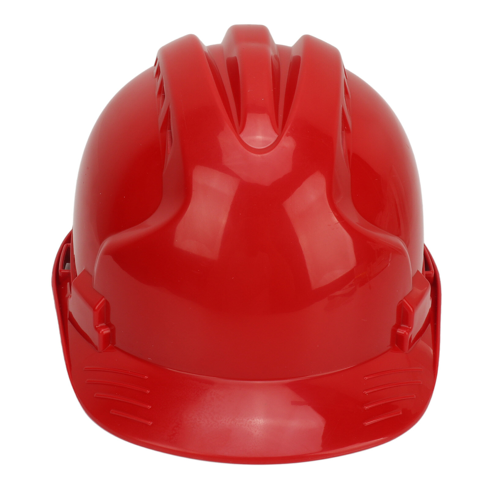 Защитная каска Усиленный АБС-пластик Ударопрочный дышащий защитный шлем для строительных работ Красный