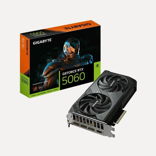 Изображение товара Видеокарта GIGABYTE GeForce RTX 5060 WindForce OC 8G (GV-N5060WF2OC-8GD)