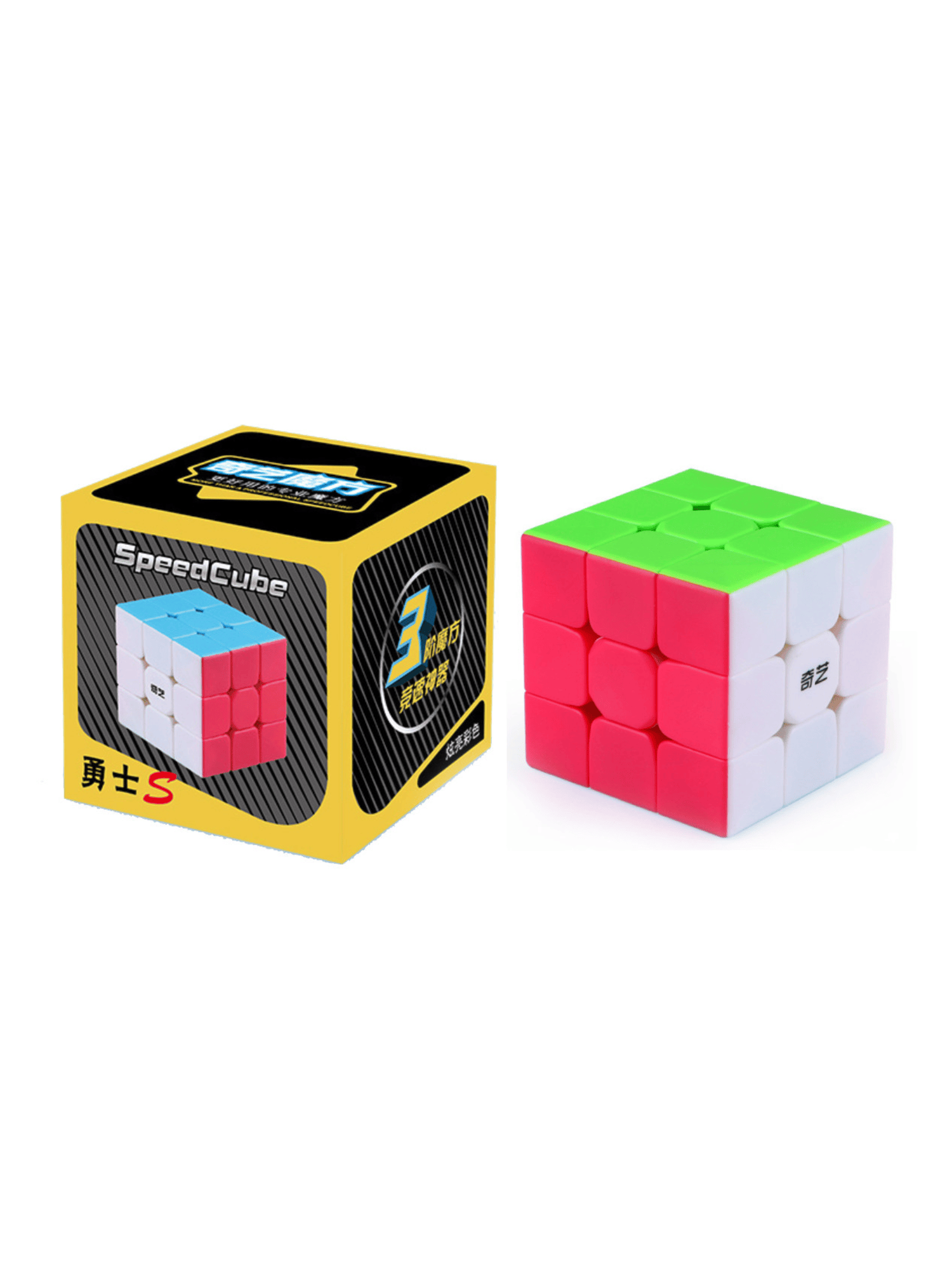 Кубик Рубика QY SpeedCube 3x3 Warrior S — Быстрая головоломка для детей и взрослых.