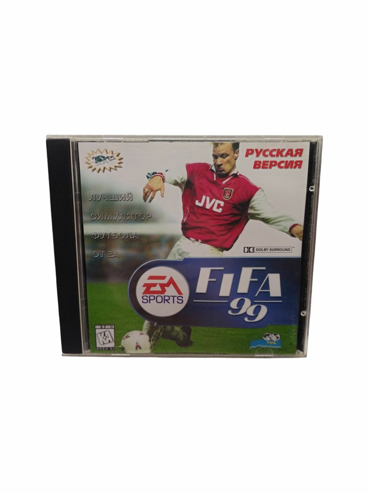 Винтажная компьютерная игра Fifa 99, год выпуска 2000