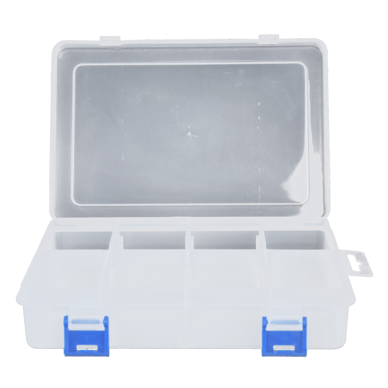 3Pcs Transparent Parts Box Removable Separate Grid Hardware Tools Organizer PP Storage Case8
