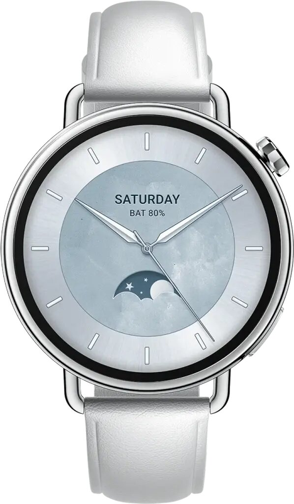 Смарт-часы от бренда Xiaomi Watch S4 41mm Leather Strap(White) — фото 1