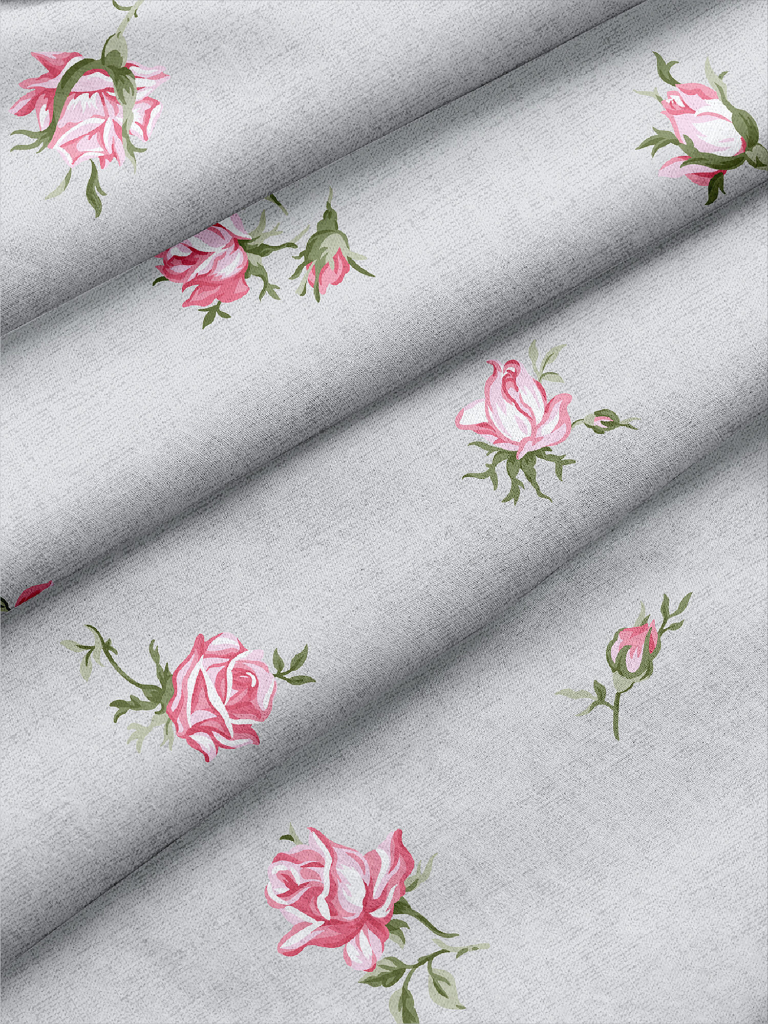 Фартук рогожка 60х70 "Mia Cara" Розы — фото 1