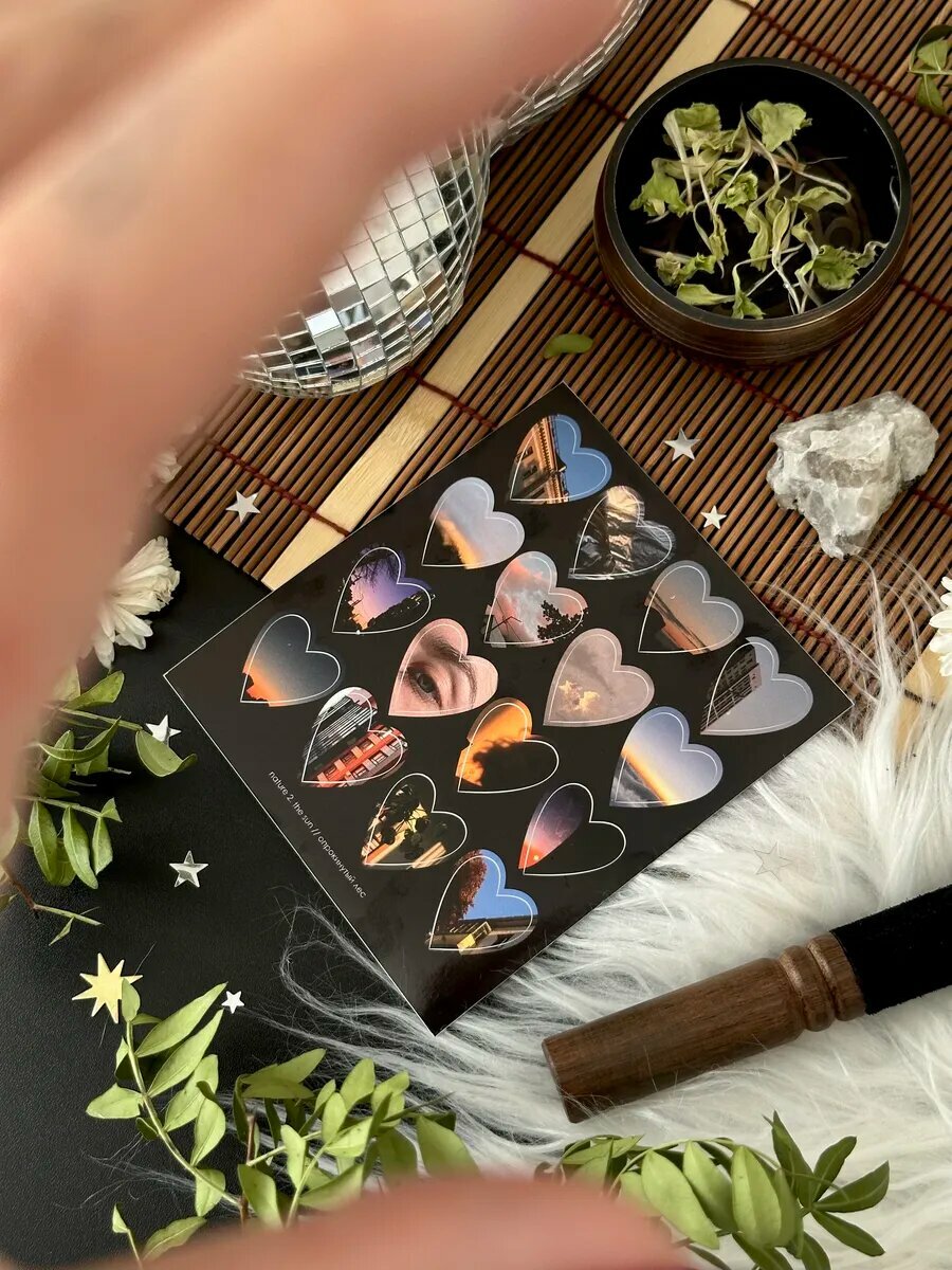 Стикеры виниловые 12х14 см 'nature 2' — фото 1