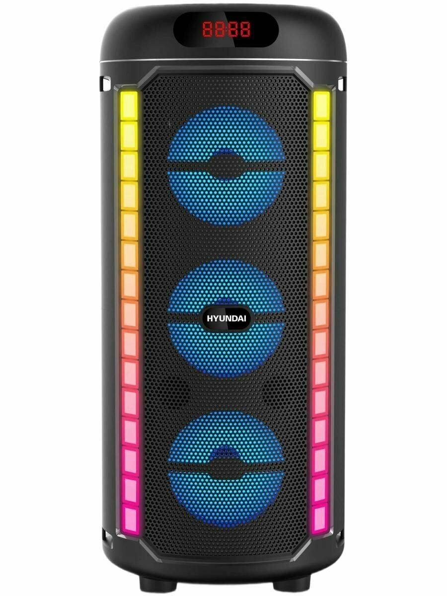 Акустическая система для дома HYUNDAI H-MC1221 Беспроводная Мощность 15-30 Вт Время работы 3 часа Bluetooth Черный