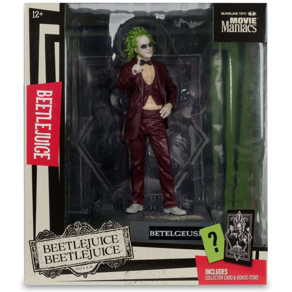 Фигурка McFarlane Movie Maniacs Beetlejuice 2 Beetlejuice (X) — фото 1