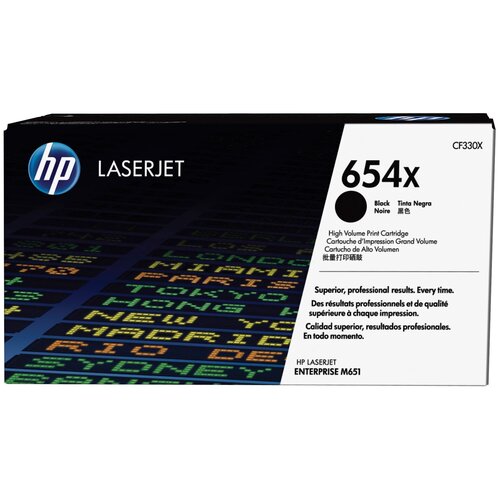 Картридж HP CF330X, 20500 стр, черный тонер картридж 7q cf330x для hp color lj m651 чёрный 20500 стр