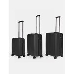 Комплект чемоданов Lacase Cardinal, цвет черный - изображение