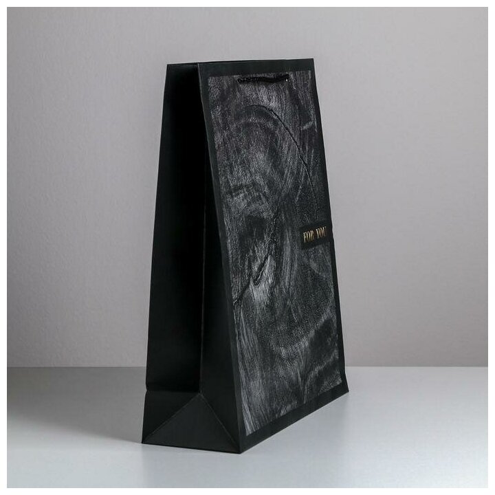 Пакет подарочный ламинированный вертикальный "Wood style", 31 × 40 × 11 см