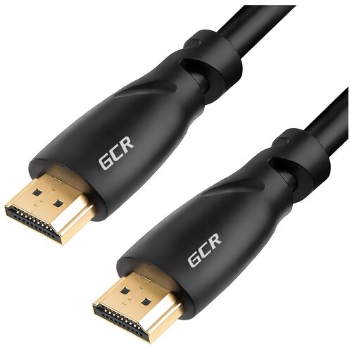 Кабель GCR HDMI - HDMI (GCR-HM3), 1.5 м, 1 шт., черный кабель gcr hdmi hdmi gcr hm3 1 8 м желтый