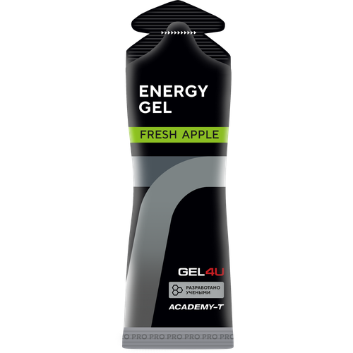 Гель энергетический углеводный GEL4U, вкус Яблоко, 60 гр.3шт.