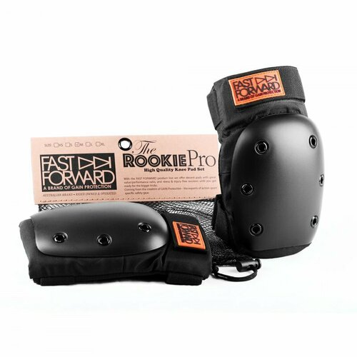 Защита на колени GAIN FAST FORWARD ROOKIE PRO 26-32см защита 03 101098 на колени knee pads set with new ffwd logo fast forward rookie pro s 26 32см черная gain new