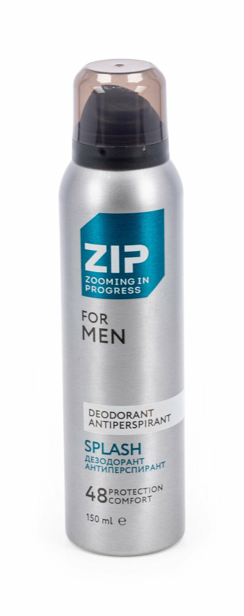 Дезодорант антиперспирант мужской Zip / Зип Splash спрей 150мл / защита от пота и запаха