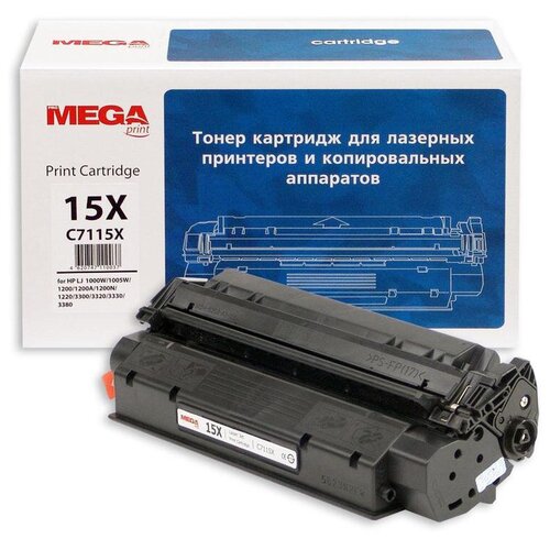 Картридж ProMega print 15X C7115X, 3500 стр, черный расходный материал для печати hp c7115x 15x черный