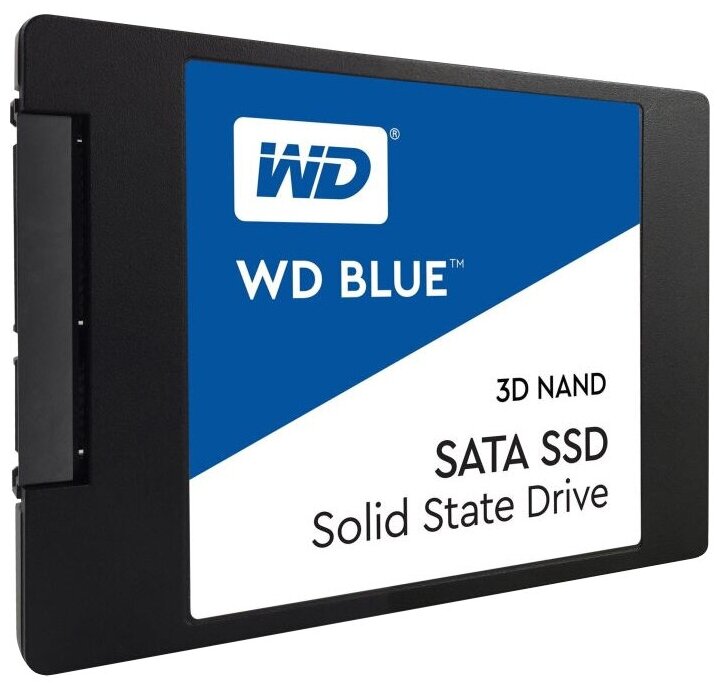 Внутренний SSD диск WD Blue 1TB, SATA3, 2.5