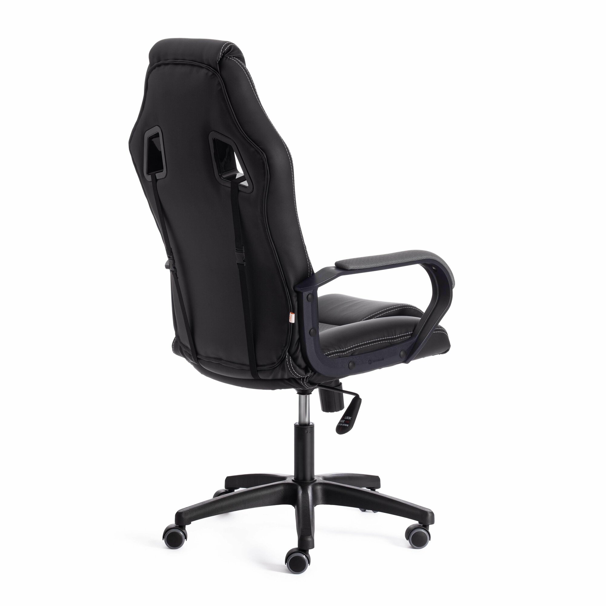 Компьютерное кресло TetChair Driver 22 игровое, обивка: искусственная кожа/текстиль, цвет: черный/серый, 36-6/TW-12 - фотография № 17