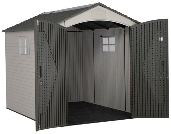 Сарай Lifetime 7 x 9.5ft Heavy Duty Plastic Shed - фотография № 9