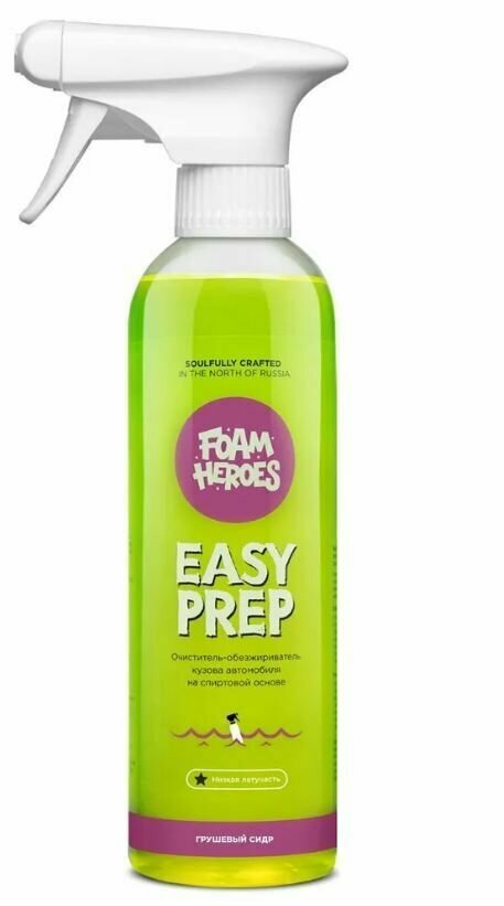 Foam Heroes Easy Prep очиститель-обезжириватель на спиртовой основе 500мл