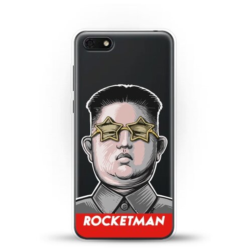фото Силиконовый чехол rocketman на honor 7s andy & paul