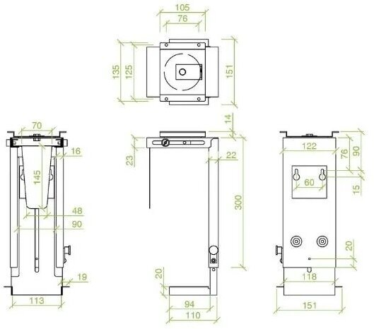 Подставка ErgoFount BPCH-06