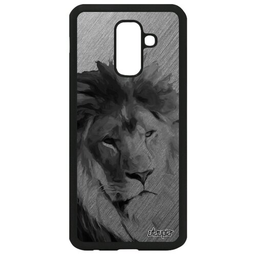 фото Чехол на мобильный samsung galaxy a6 plus 2018, "лев" царь саванна utaupia