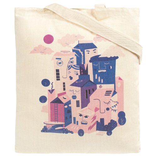 фото Сумка-шоппер «йогуртбург», неокрашенная соль