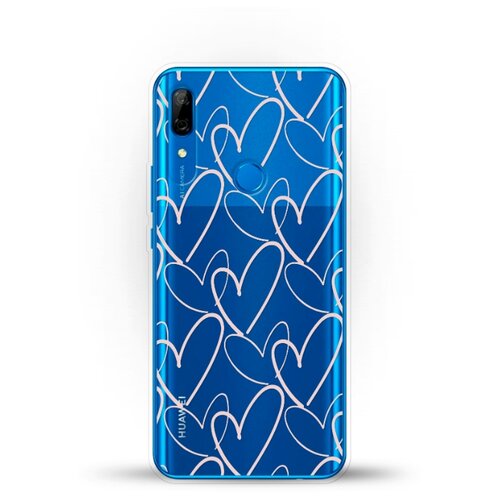 фото Силиконовый чехол сердца на huawei p smart z andy & paul
