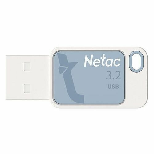 Флешка USB NETAC UA31 32ГБ, USB2.0, синий [nt03ua31n-032g-20bl]