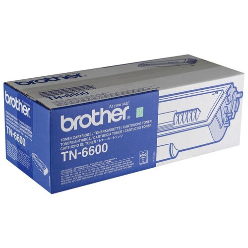 Brother TN-6600, 6000 стр, черный вал brother тефлоновый hl 1230 1430 1435 1440 1450 1470 mfc 9660 9760 9860 9880 fax 8360