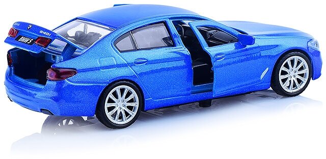 Технопарк Машина BMW X5 M-Sport, цвет синий, металлический, 12 см - фотография № 3