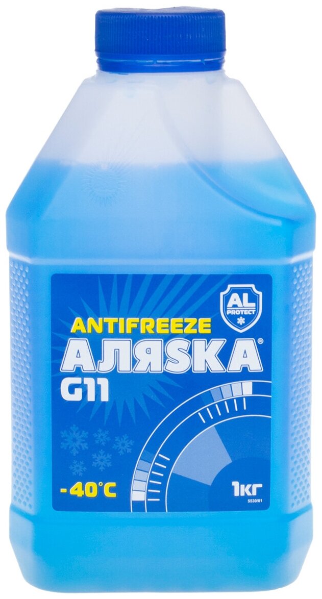 Антифриз Аляsка Antifreeze -40°C G11 Синий 1 л