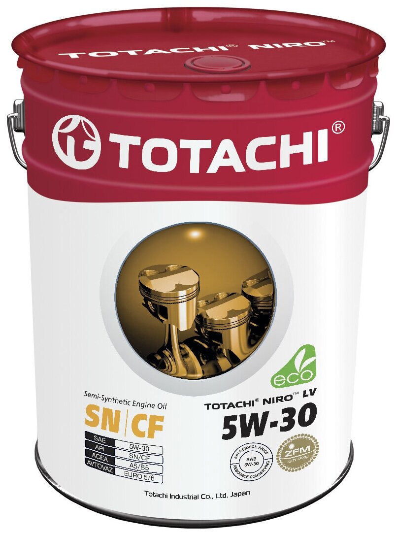 Синтетическое моторное масло TOTACHI NIRO LV Semi-Synthetic 5W-30