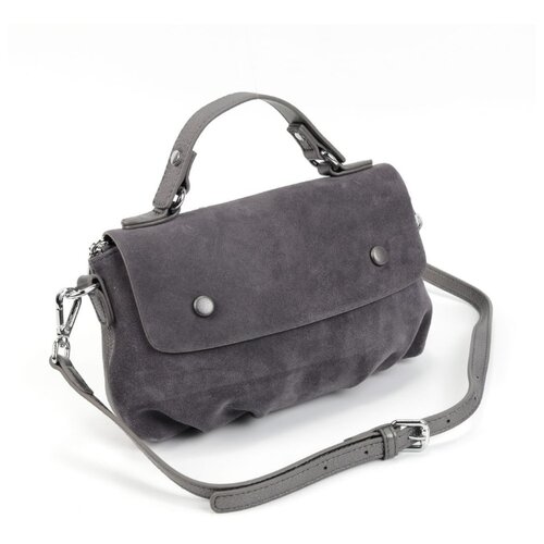 фото Женская кожаная сумка decoratta 8853-2 дарк грей