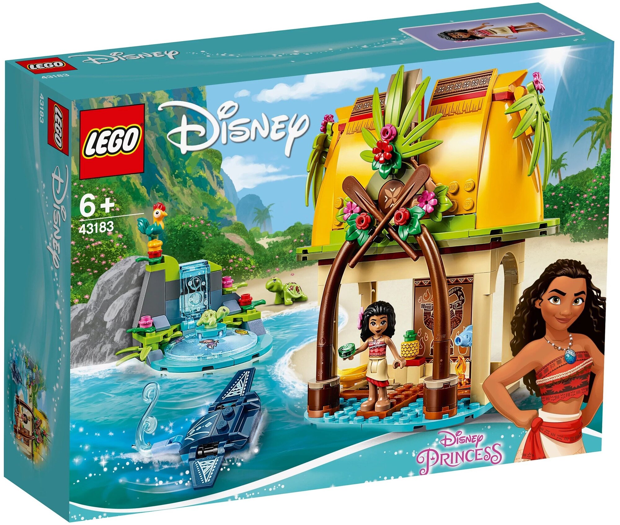 Конструктор LEGO Disney Princess 43183 Дом Моаны на затерянном острове