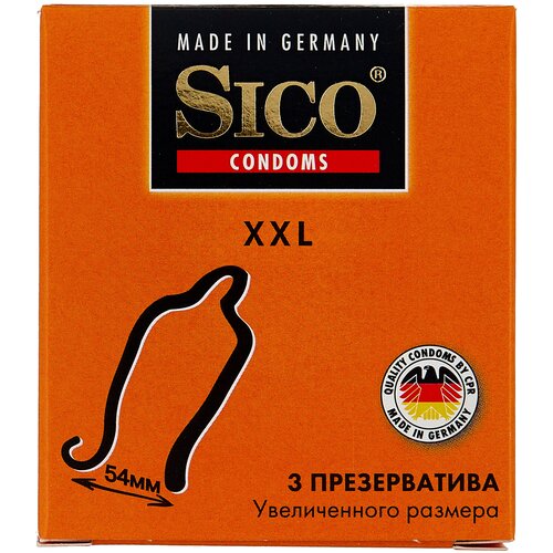 Презервативы Sico XXL Увеличенного размера 3 шт.