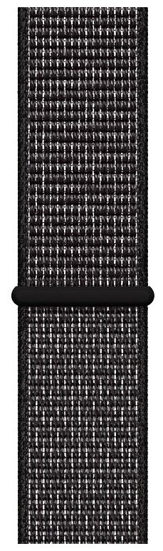 Ремешок нейлоновый Black Nike Sport Loop (Черный) Apple Watch 40mm (38mm; 41mm) MX7Y2ZM/A