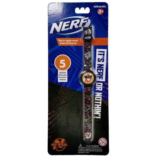 фото Nfrj6-r2 часы наручные электронные nerf, цвет: черный